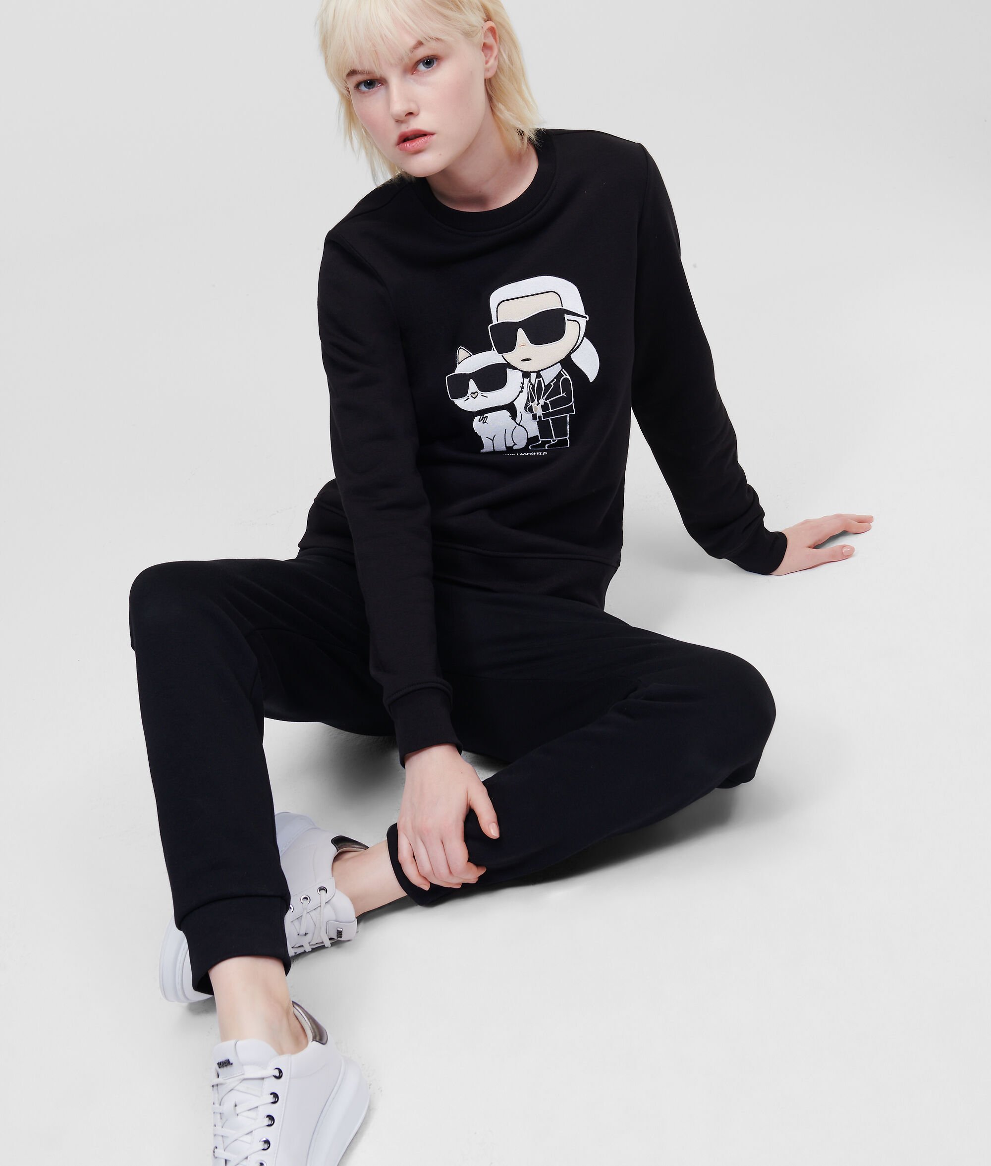 (image for) Word Of Mouth KARL IKONIK KARL & CHOUPETTE SWEATSHIRT